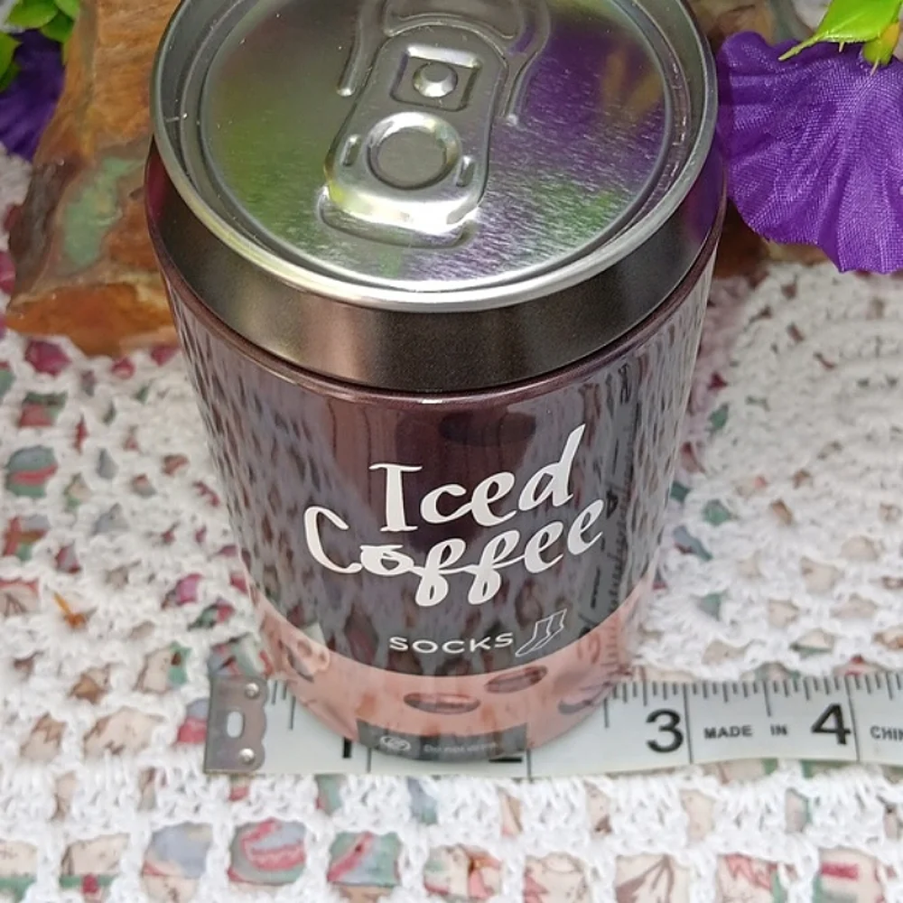 🆕️LAST 1🎉ICED COFFEE NOVELTY COLORFUL UNIQUE SOCKS/ 1 SET IN COFFEE 